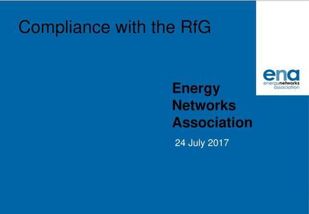 Compliance with the RfG