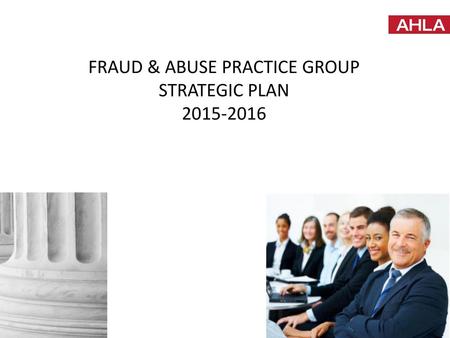 FRAUD & ABUSE PRACTICE GROUP STRATEGIC PLAN