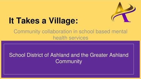 Community collaboration in school based mental health services