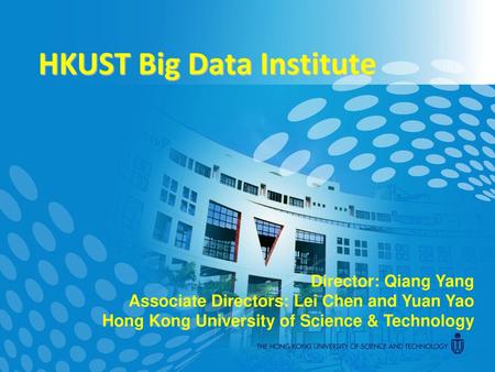 HKUST Big Data Institute