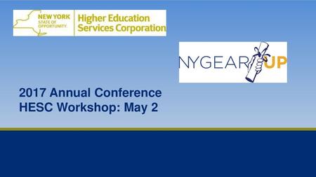 2017 Annual Conference HESC Workshop: May 2.