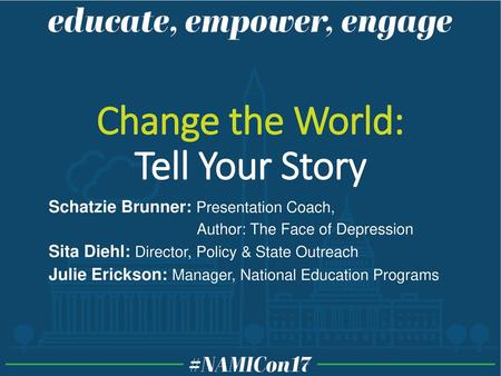 Change the World: Tell Your Story