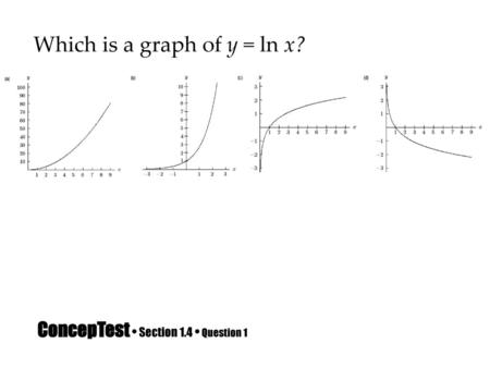 ConcepTest • Section 1.4 • Question 1