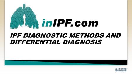 IPF Diagnostic Methods and Differential Diagnosis