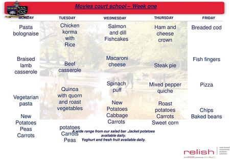 Moyles court school – Week one