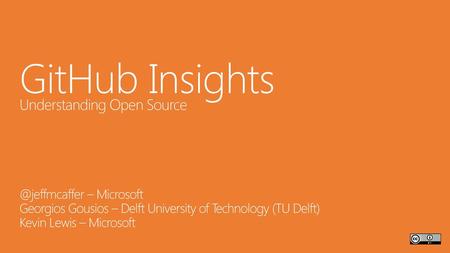 GitHub Insights Understanding Open – Microsoft