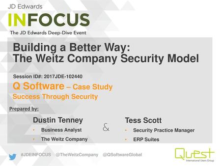 Building a Better Way: The Weitz Company Security Model