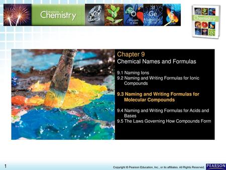 Chapter 9 Chemical Names and Formulas