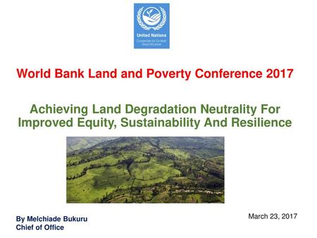 World Bank Land and Poverty Conference 2017