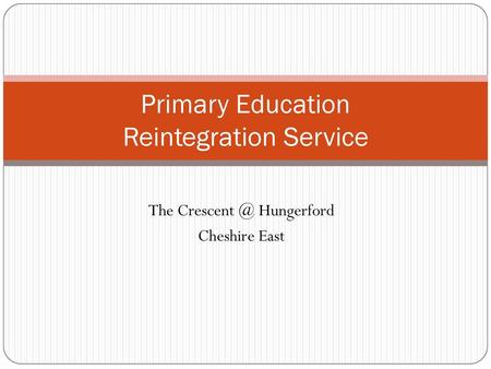 Primary Education Reintegration Service