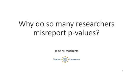 Why do so many researchers misreport p-values?