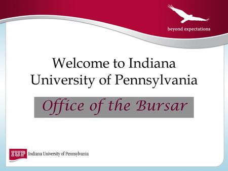 Welcome to Indiana University of Pennsylvania