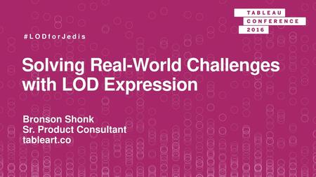 Solving Real-World Challenges with LOD Expression