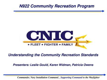 N922 Community Recreation Program