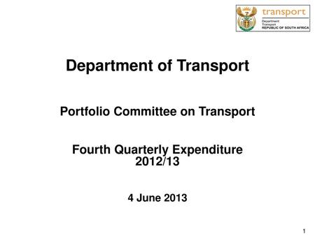 Department of Transport