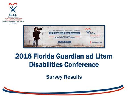 2016 Florida Guardian ad Litem Disabilities Conference