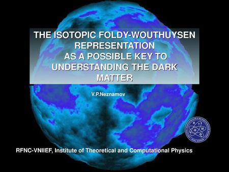 THE ISOTOPIC FOLDY-WOUTHUYSEN REPRESENTATION