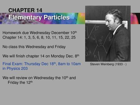 CHAPTER 14 Elementary Particles