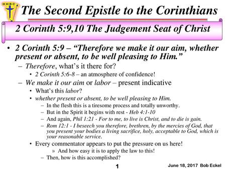 The Second Epistle to the Corinthians