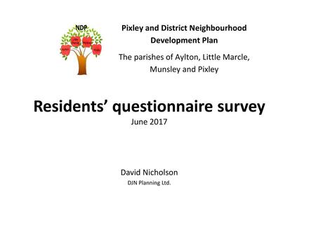 Residents’ questionnaire survey June 2017