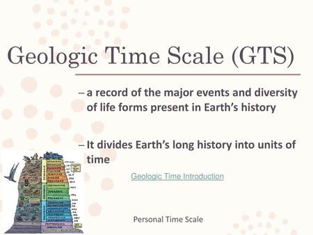 Geologic Time Scale (GTS)