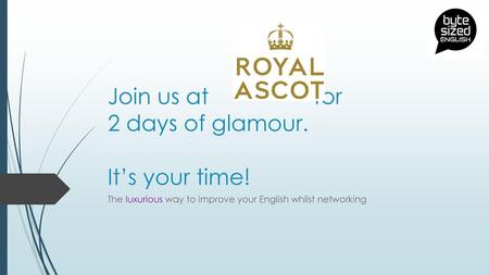 Join us at for 2 days of glamour. It’s your time!