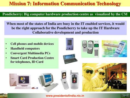 Mission 7: Information Communication Technology