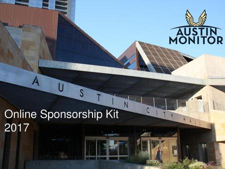 Online Sponsorship Kit