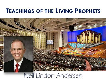 Teachings of the Living Prophets