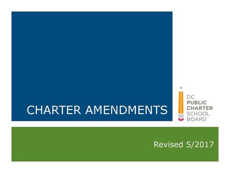 Charter Amendments Revised 5/2017.