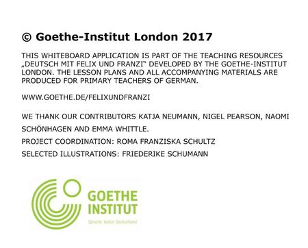 © Goethe-Institut London 2017