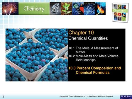 Chapter 10 Chemical Quantities