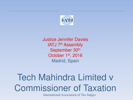 Tech Mahindra Limited v Commissioner of Taxation