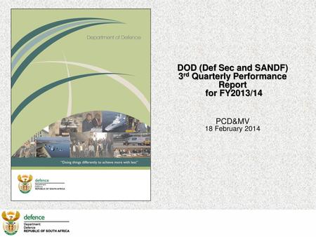 3rd Quarterly Performance Report