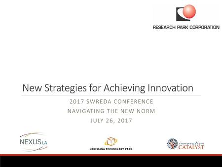 New Strategies for Achieving Innovation