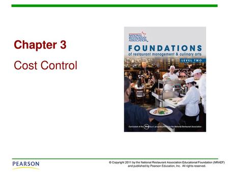 Chapter 3 Cost Control.