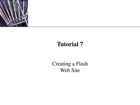 Creating a Flash Web Site