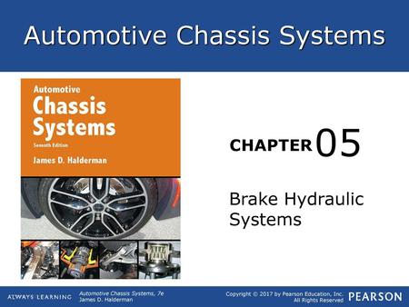 FIGURE 5.1 Hydraulic brake lines transfer the brake effort to each brake assembly attached to all four wheels.