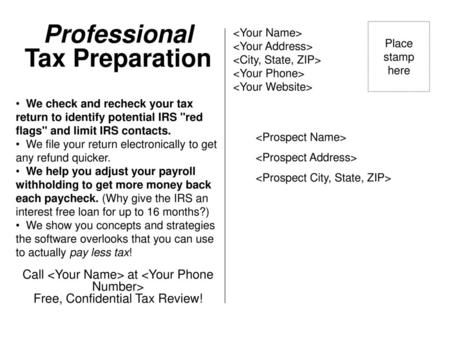 Professional Tax Preparation