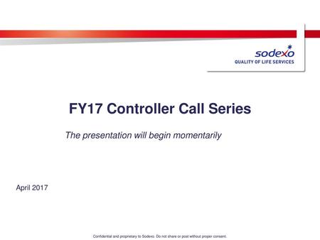 FY17 Controller Call Series