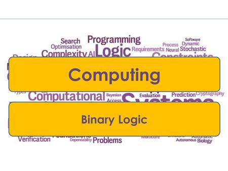 Computing Binary Logic.