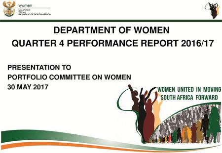 QUARTER 4 PERFORMANCE REPORT 2016/17