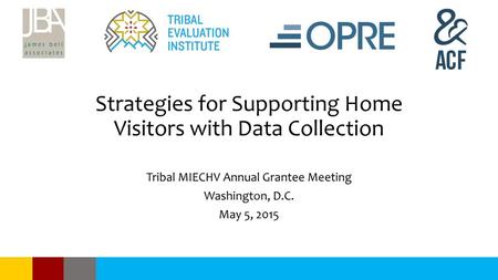 Strategies for Supporting Home Visitors with Data Collection