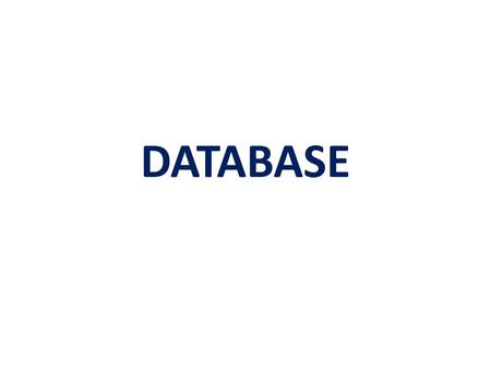 DATABASE.