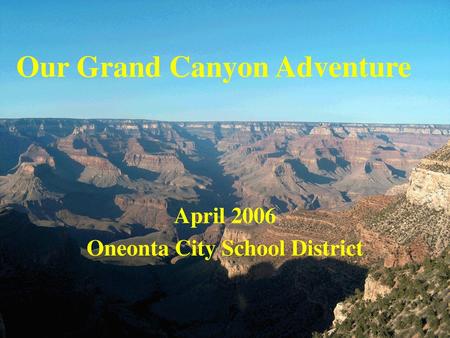 Our Grand Canyon Adventure