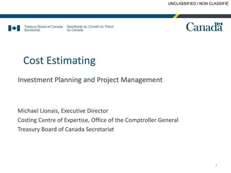 Cost Estimating Investment Planning and Project Management