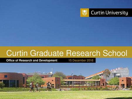 Curtin Graduate Research School