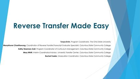 Reverse Transfer Made Easy