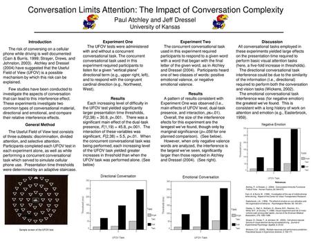 Conversation Limits Attention: The Impact of Conversation Complexity