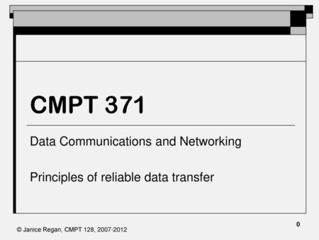 Fast Retransmit For sliding windows flow control we waited for a timer to expire before beginning retransmission of a packet TCP uses an additional mechanism.